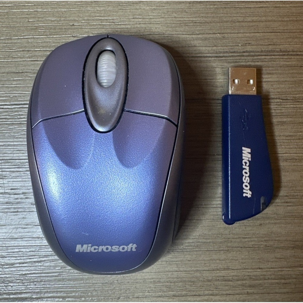 Microsoft Wireless Notebook Optical Mouse 3000 With Dongle